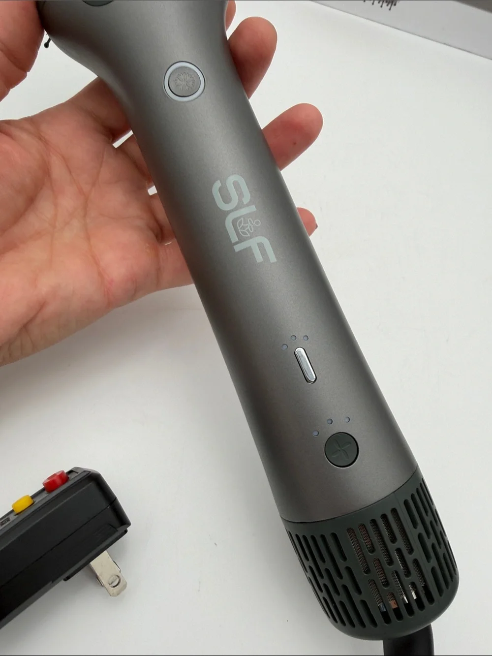 SLF Red Light Therapy 5-In-1 Ionic Dry Hair Brush & Heat Combo